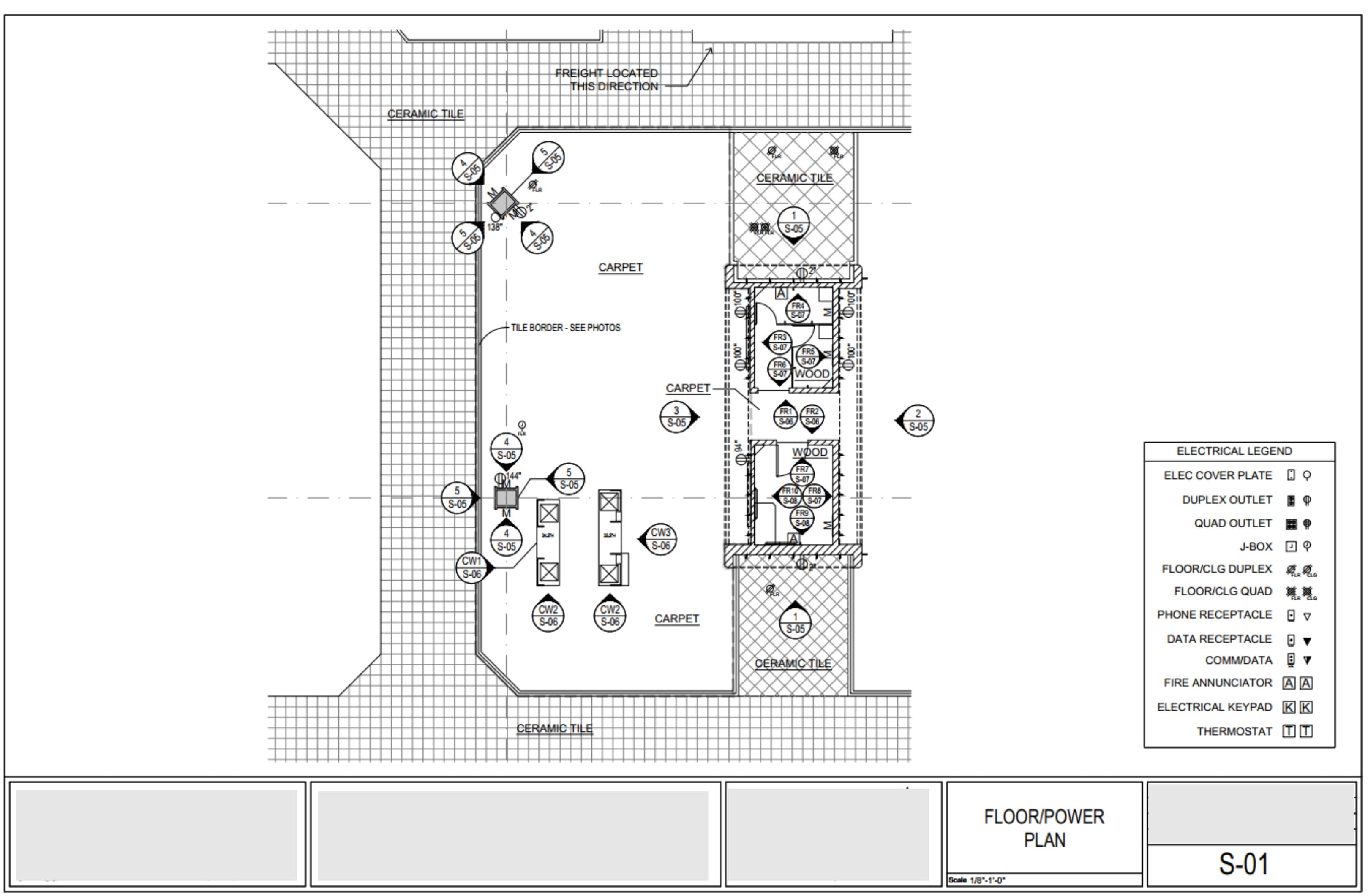 Retail floor plan